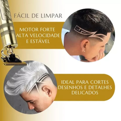 Maquina Profissional para Barba e Cabelo - Pro 3 em 1