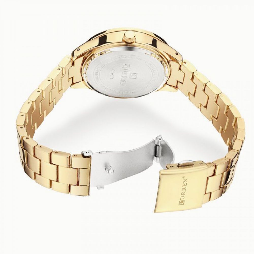 Relógio Curren Feminino Ouro